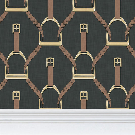 Wallpaper – Hunter Equestrian in Forest Deep