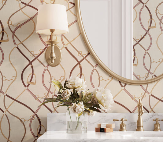 Wallpaper – Foxcroft Equestrian in Wheat