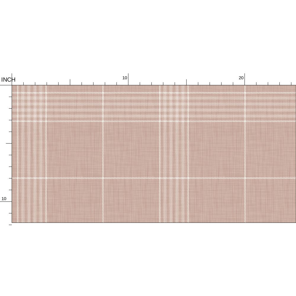 Wallpaper – Hollis Tartan Plaid in Pink Sands