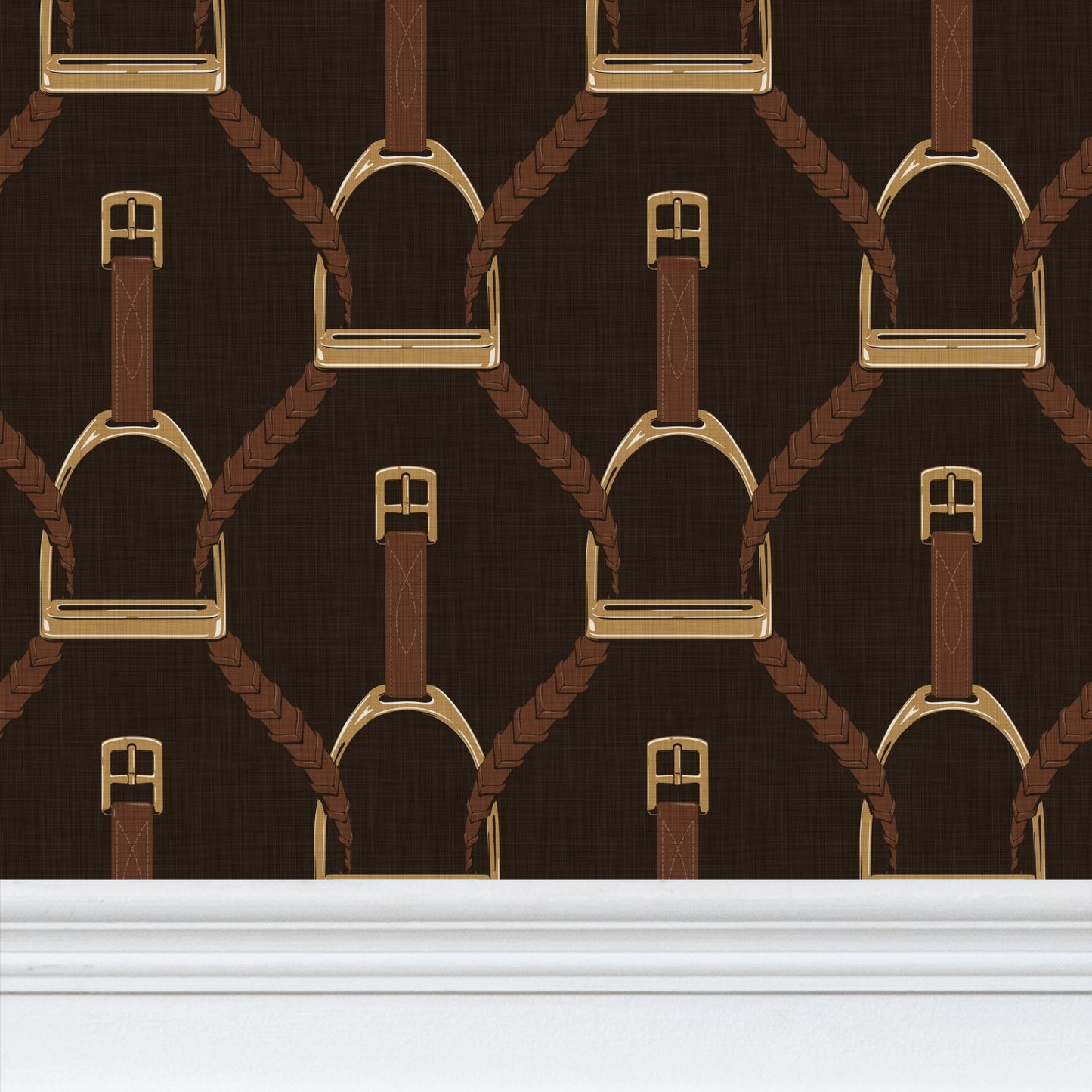 Wallpaper – Hunter Equestrian in Auburn and Gold