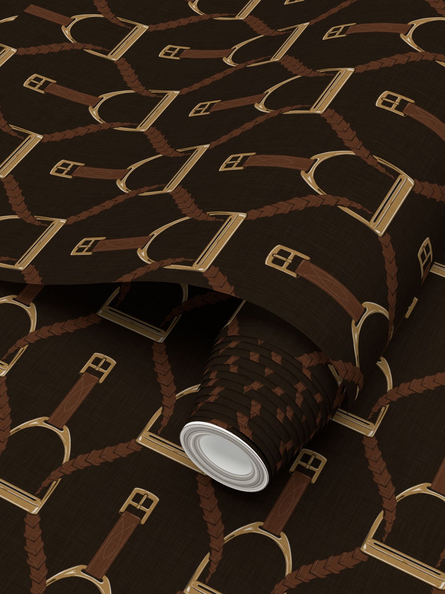 Wallpaper – Hunter Equestrian in Auburn and Gold