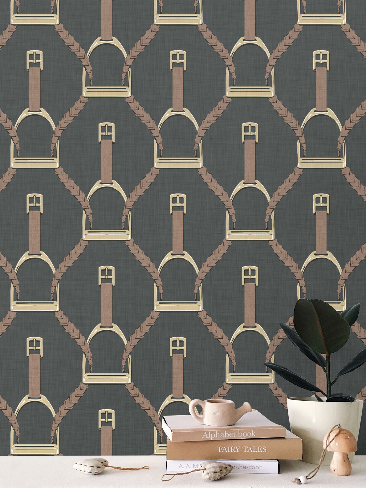 Wallpaper – Hunter Equestrian in Forest Deep