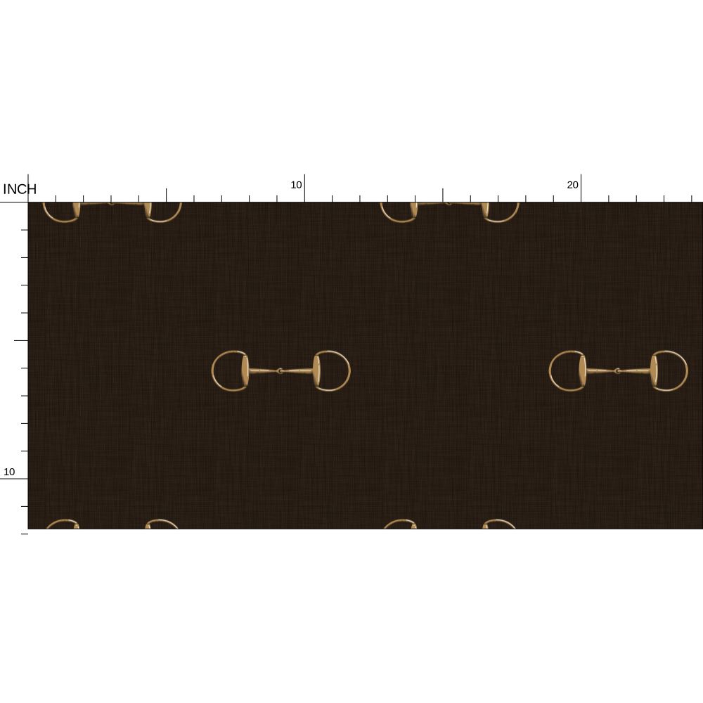 Wallpaper – Lexi Snaffle Horse Bits in Espresso and Gold