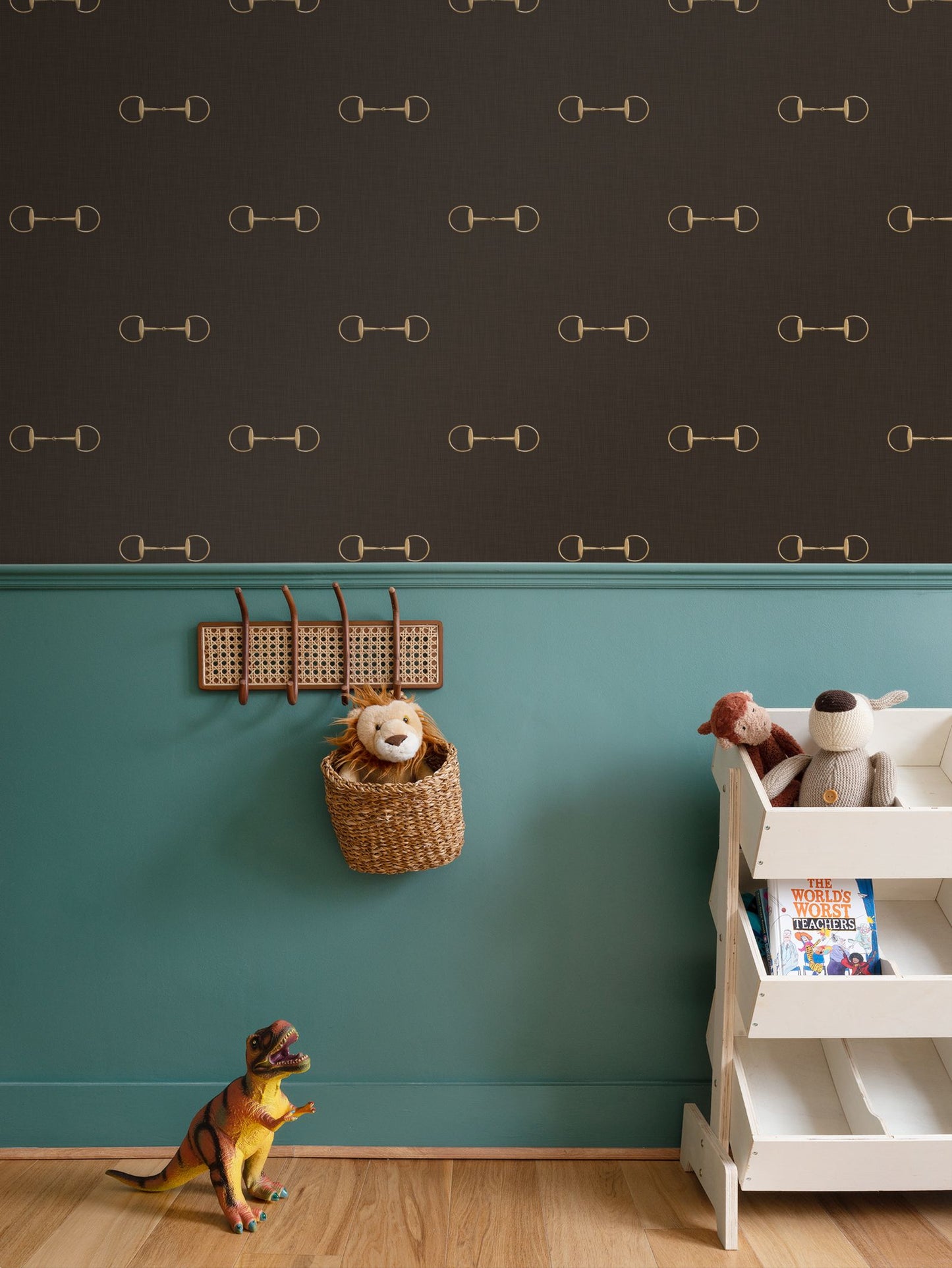 Wallpaper – Lexi Snaffle Horse Bits in Espresso and Gold