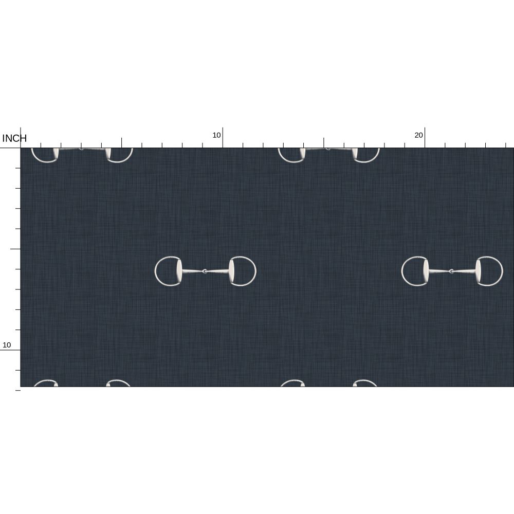 Wallpaper – Lexi Snaffle Horse Bits in Stonewashed Navy