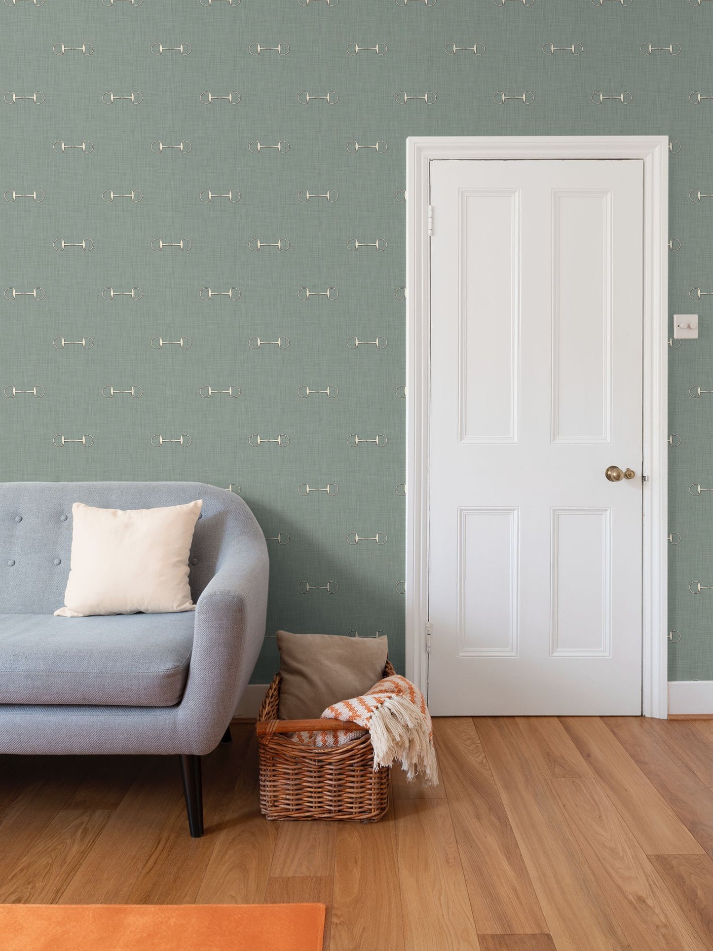 Wallpaper – Lexi Snaffle Horse Bits in Boxwood