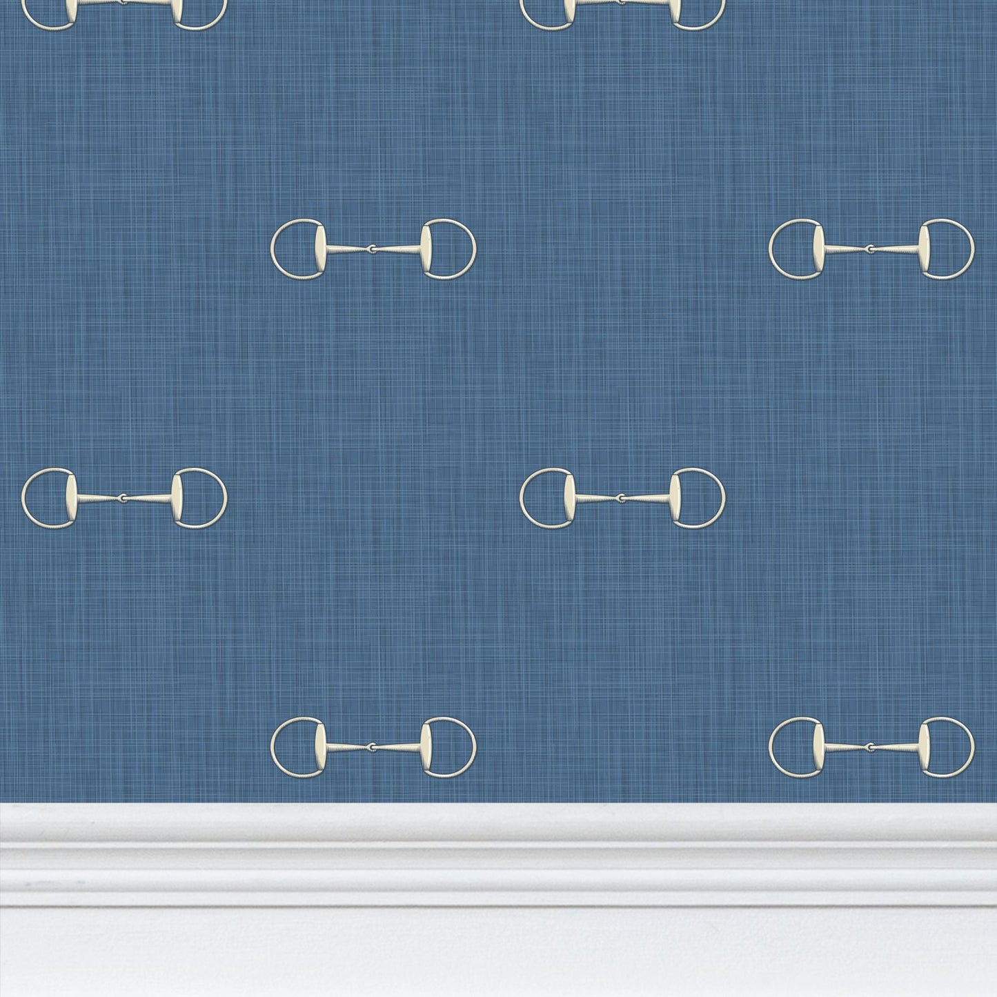 Wallpaper – Lexi Snaffle Horse Bits in Revel Blue