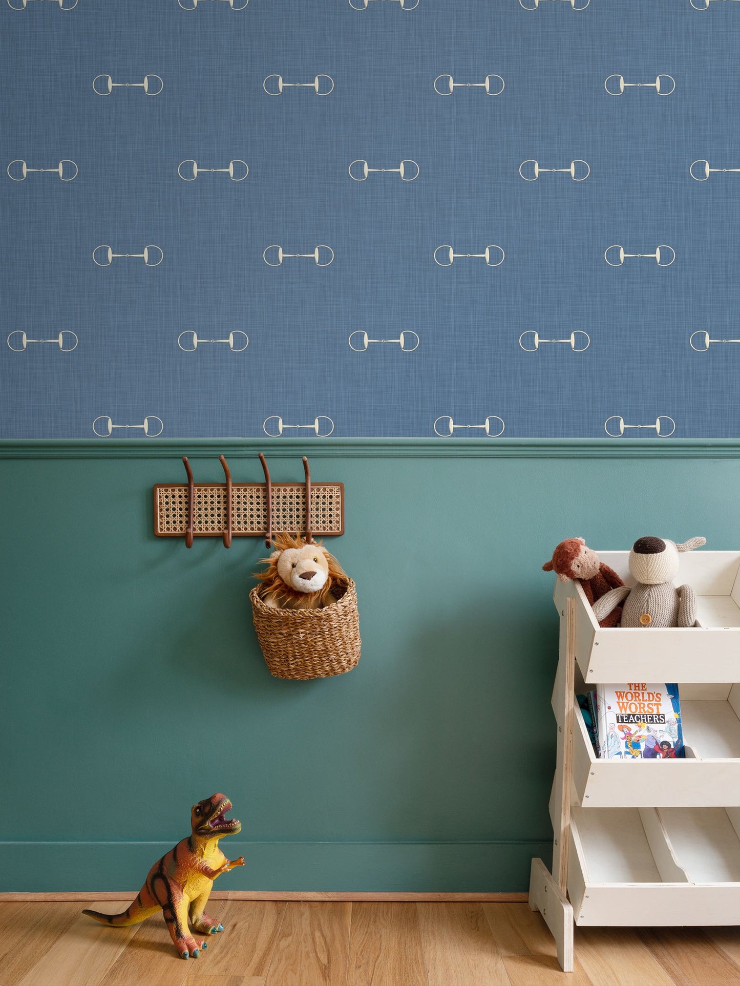 Wallpaper – Lexi Snaffle Horse Bits in Revel Blue