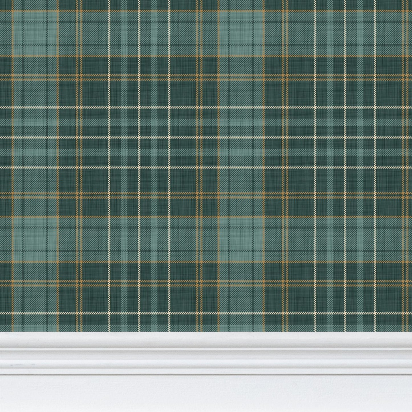 Wallpaper – Morgan Tartan Plaid in Juniper