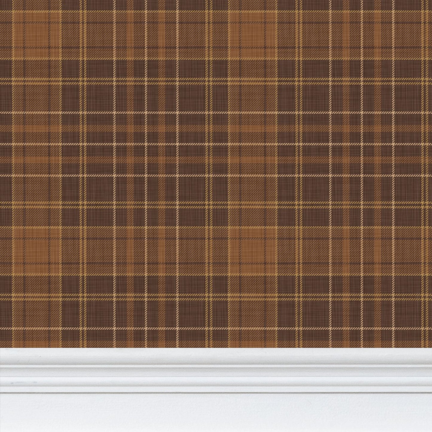 Wallpaper – Morgan Tartan Plaid in Auburn