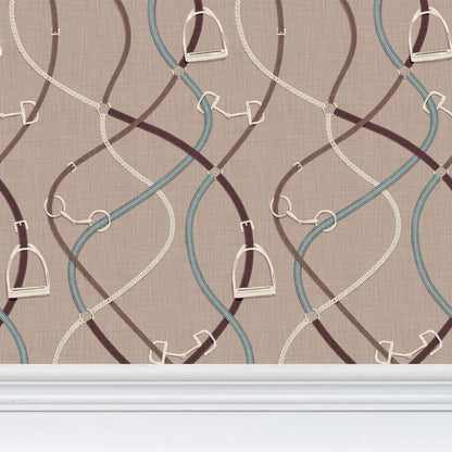 Wallpaper – Foxcroft Equestrian Taupe