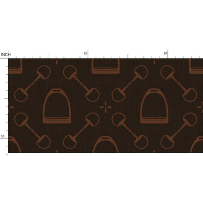 Wallpaper – Jackie Equestrian Espresso Brown