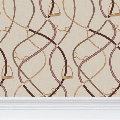 Wallpaper – Foxcroft Equestrian in Wheat