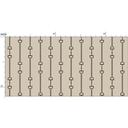 Wallpaper – Ellery Equestrian Stripe Weathered Taupe
