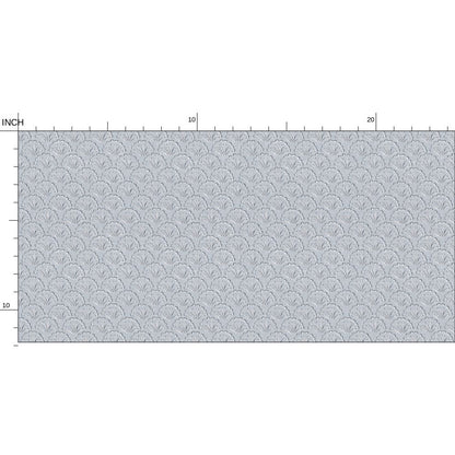 Wallpaper – Louisa Block Print Palmette Zinc