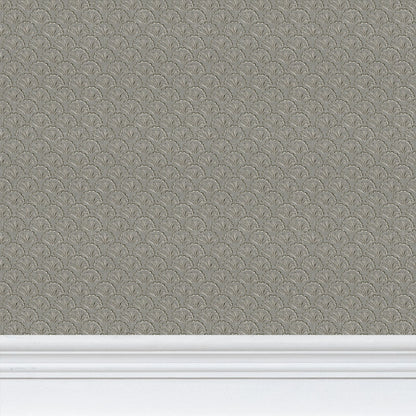 Wallpaper – Louisa Block Print Palmette Loden