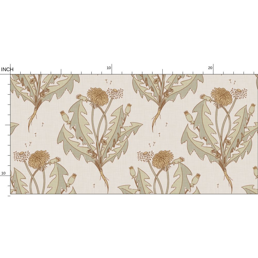 Wallpaper – Daphne Dandelion Antique Linen