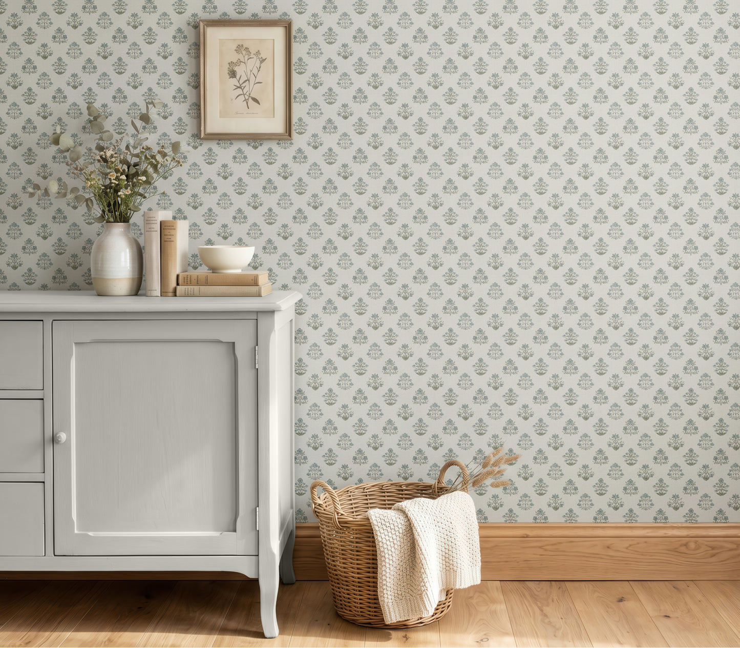 Wallpaper – Maribel Floral in Mineral