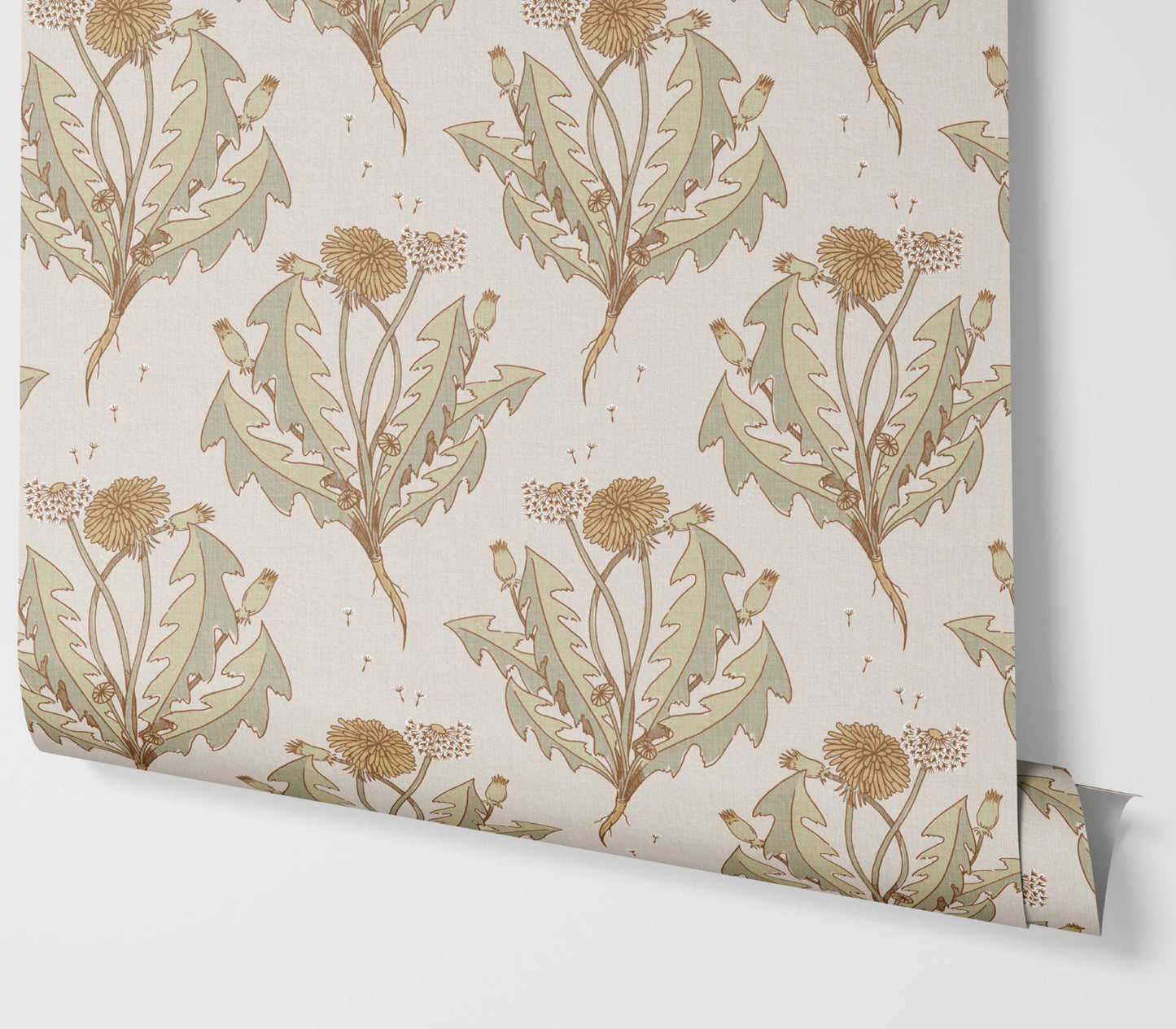 Wallpaper – Daphne Dandelion Antique Linen