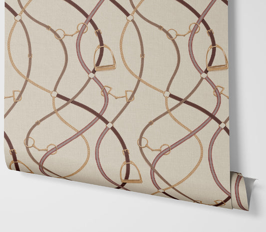 Wallpaper – Foxcroft Equestrian in Wheat